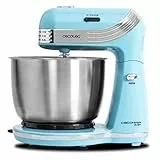 Cecotec Küchenmaschine Cecomixer Easy. 250 W, oszillierende Bewegung, 3L Fassungsvermögen, Edelstahlschüssel, 5 Funktionen: Kneten, Schlagen, Mischen, Montieren, Emulgieren, 6 Geschwindigkeiten, Blau