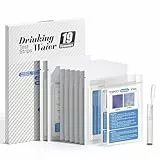 TESPERT Wassertester Trinkwasser - 102 Teststreifen mit 19 Indikatoren für Trinkwasser Schnelltest - Einfache Überprüfung der Wasserqualität - mit Härte, Blei, Eisen, Kupfer