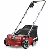 Einhell Elektro-Vertikutierer-Lüfter GC-SA 1231/1 (230 V, bis 300 m², 1.2 W, 28l Fangsack, kugelgelagerte Messerwalze + Lüfterwalze, 3 Stufen Arbeitstiefe, klappbarer Führungsholm)