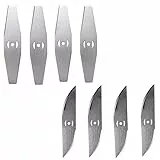 ZJS Rasentrimmer, Metallklinge, Rasentrimmer, batteriebetriebener Rasentrimmer, Ersatzklinge, Akku-Trimmer, Zubehör, Gartenbauernhof, für Metallklinge