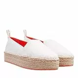 Calvin Klein Jeans Damen Espadrilles Plateau, Weiß (White), 39