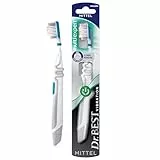 Dr.BEST Vibration multi expert Zahnbürste, Mittel (1 Stück), für eine gründliche 3-Zonen-Reinigung mit der Kraft von 20.000 Vibrationen pro Minute