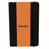 Rhodia 118609C Web Notebook (elfenbein, DIN A5, 14,8 x 21 cm liniert, 90 g) 1 Stück schwarz