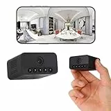 Mini Kamera,1080P Mini Überwachungskamera Innen Für Live Übertragung Handy APP,Überwachungskamera aussen mit Akku,Nachtsicht,Tonausgabe,TF-Speicher/Cloud für Haus,Shop,Haustiere & Abenteuer
