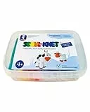 Feuchtmann SCHUL-KNET | Maxi Box Knetset 10 x 40g Kinderknete in Stangen | vegane glutenfreie Spielknete | nicht trocknende Knete | ungiftige Modelliermasse
