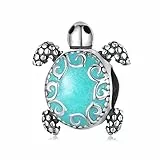 Schildkröte Charms Anhänger für Pandora Armband-925 Sterling Silber Langlebigkeit Schildkröte Charm Bead