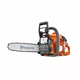 Husqvarna 130 Benzin-Kettensäge - 38 cc X-Torq® Motor, 35 cm Schiene und Kette, LowVib®, ideal für Gartenpflege und Brennholz