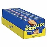 PiCK UP! Original (20 x 84 g), Keksriegel mit knackiger Milchschokoladentafel zwischen zwei knusprigen Keksen, der Snack für unterwegs, 20 x 3er Multipack