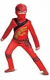Disguise Offizielles Lego Ninjago Kostüm Kinder Jungen, Ausgefallenes Ninja-kostüm Für Kinder Und Jungen, Halloween-ninjago-kostüm Für Kinder, Jungen, Kai, Rot