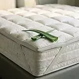 Italian Bed Linen Gesteppt Topper “Wellness”, matratzenschoner, 160x195 cm
