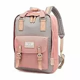 CALIYO Rucksack Damen,Laptop Rucksack,Daypack Rucksack Herren- Anti Diebstahl Tasche für Schule, Uni, Business,Freizeit und Reise(Rosa).