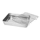 TOPINCN Backform, Bratpfanne Easy Clean zum Kochen Backen(23,5 * 17,5 * 5CM)