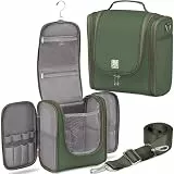 BOACAY Extra Große Kulturbeutel für Damen, Herren, Kinder, Kulturtasche mit Henkel, Reise Kosmetiktasche zum Aufhängen, Schminktasche, Waschtasche