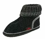 Beck Unisex Oetz Flache Hausschuhe, Schwarz, 39 EU