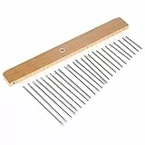 Fesjoy 25-Ton Chimes Windspiele Bar Glockenspiel 25 Bars einreihige Perkussion Musikinstrument（Silber）
