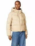 Tommy Jeans Damen Tjw Hooded Puffer Jacket Dw0Dw21625 Pufferjacke, Brown (Malted Milk), S