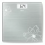 Beurer GS 10 Glaswaage mit Glitzereffekt und gut lesbarer LCD Anzeige mit einer Ziffernhöhe von 26 mm, 180 kg Tragkraft