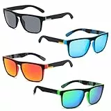 FeiOne 4 Paar Sonnenbrille Herren and Damen, Party Brille, Sonnenbrillen Herren/Damen Verfügbar, Partybrillen, Sportarten Mode Sonnenbrille, UV Schutz, Unisex