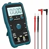 Digitalmultimeter 6000 Punkte HANMATEK DM20 Multimeter mit automatischer Messbereichserkennung mit AC/DC-Spannungs- und Strommessung NCV-Widerstand Berührungslose Spannungserkennung