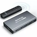 HDMI Splitter 5 in 1 Out 4K @ 60Hz, GANA HD MI Switch mit Fernbedienung, kompatibel mit PS5/4/3 Xbox Switch Roku TV Fire Stick
