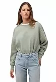 Mavi Damen Crew Neck Sweatshirt Pullover, Lily pad, L