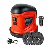 Mauk Elektrischer Eiskratzer für Auto & Kfz | Akku-Enteisung mit 12V-USB Adapter, Ladekabel & 3 Ersatzscheiben – Leistungsstarkes Komplettset gegen Vereisung, kabellos & effizient | Geschenkidee