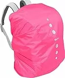 Playshoes Unisex Kinder Regenhülle für Rucksack Regenschutzhülle, Rosa, L