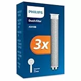 Philips Water Duschkopf mit Filter - Ersatzfilter 3 PACK, entfernt effektiv Chlor und andere große Partikel, 1 Monat Filterkapazität