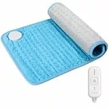 Comfytemp Ultraweich Heizkissen mit Abschaltautomatik, Elektrisches Wärmekissen mit Sicherheitssystem für Rücken Nacken Schulter Bauch, Maschinenwaschbar heizdecke (30x60cm)
