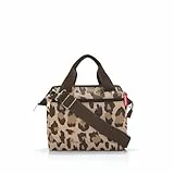 reisenthel Allrounder Cross Leo Macchiato – Kleine Crossbody Bag mit abnehmbarem und verstellbarem Schultergurt – Aus wasserabweisendem Material