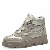 s.Oliver Damen Sneaker hoch mit Fütterung zum Schnüren Winter, Gold (Champagne), 40 EU