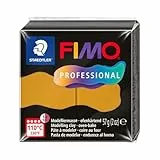 STAEDTLER FIMO professional 8040 ofenhärtende Modelliermasse, speziell für Profis und Künstler, Einzelprodukt ocker, 8040-17