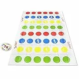 Hasbro Gaming Twister Ultimate mit größerer Matte und mehr Farbfeldern, Spiel für Familien und Kinder ab 6 Jahren, kompatibel mit Alexa (eksklusiv nur bei Amazon)