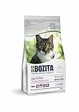 Bozita Hair & Skin Weizenfrei Lachs | 400 g | Alleinfuttermittel für erwachsene Katzen | Besonders geeignet für Katzen mit langem Fell und Katzen | Ausgewogener Mineralstoffgehalt