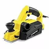 TROTEC Elektrohobel PPLS 10-750 – 750 W Hobelmaschine, 3 mm Spantiefe, 82 mm Hobelbreite, 13.000 U/min, 3 V-Nuten, Parallel- & Falztiefenanschlag, Hartmetallmesser, automatischer Parkschuh