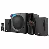 Edifier CX7 Aktives 2.1 Home-Entertainment-System mit Bluetooth V5.0, 21cm (8 Zoll) Subwoofer und Infrarot-Fernbedienung: Perfekt für TV, PC, Notebook etc., Schwarz