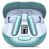 Puqo AI Kopfhörer Übersetzer, 3-in-1 Sprachübersetzer Kopfhörer 164 Sprachen mit App, 5 Übersetzungsmodi Echtzeit Übersetzer Ohrhörer, 48H Bluetooth 5.3 Übersetzer Kopfhörer für Lernen, Reisen, Blau