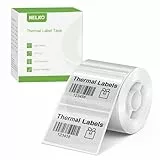 Nelko PM220 Thermo-Etiketten, 40 x 30 mm, wasserdicht, Mehrzweck-Aufkleberband, 1 Rolle mit 230 transparenten Thermopapier
