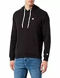 Champion Legacy Basics-Powerblend Fleece Sweatshirt mit Kapuze für Herren, Nero, XL