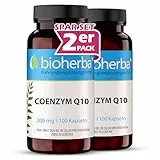 Q10 Kapseln – 200 Stück hochdosiert mit Coenzym Q10 und Zink für den Zellschutz vor oxidativem Stress sowie normalen Säure-Basen- und Kohlenhydrat-Stoffwechsel von BIOHERBA PZN 17190134