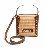 Love Moschino POLJC4275PP0MKW110AU, Schultertasche für Damen, Kamel, Camel