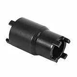 Keenso Motorrad Kupplung Demontagewerkzeug, Motorrad Nutmutternschlüssel 20mm / 24mm 2 In 1 Kontermutter Kupplungs Schlüssel 4 zapfen Nutmutternschlüssel