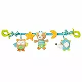 Fehn Kinderwagenkette Baby Mobile Sleeping Forest – Babymobile Kette mit süßen Anhänger Figuren - Babyspielzeug zum flexiblen Aufhängen - Kinderwagen Spielzeug für Babys und Kleinkinder ab 0+ Monaten