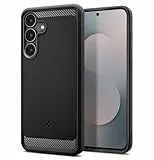 Spigen für Samsung Galaxy S25 FE Hülle [Fallschutz in Militärqualität] Rugged Armor Handyhülle Samsung S25 FE -Matte Black