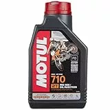 Motul 104034 710 2T, 1 L, 100% Synthetic schwarz 221x117x63.5