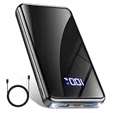 Power Bank,20000mAh Powerbank Schnellladefunktion 22,5W USB-C PD3.0 & QC4.0 Tragbarer Externer HandyAkkus mit LED Display/Taschenlampe,Kompatibel mit iPhone 17 Pro Max 16 15 14 Samsung Galaxy S25 Edge