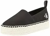 Calvin Klein Jeans Damen Espadrilles Plateau, Schwarz (Black), 39