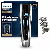 Philips Series 9000 Haarschneider mit 400 Längeneinstellungen, langlebigen Titaniumklingen & digitaler Touch-Steuerung (Modell HC9450/20)