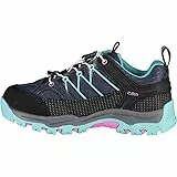 CMP Unisex Kinder Kids Rigel Low Shoes Wp Trekking-Schuhe, Blau Hellblau B Blue Acqua, 40 EU