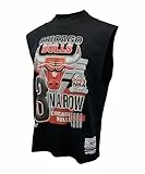 Mitchell & Ness NBA Chicago Bulls 3-Peat Champions Muscle Tanktop, Schwarz, Finals 1993 - L